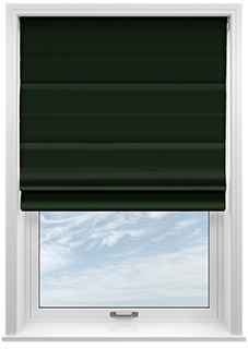 Faux Suede, Bottle Green - Roman Blind